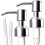 Chic No-Leak lotiondispenserpump, multifunktionell för vanliga munflaskor, 2-pack 1