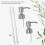 Chic No-Leak lotiondispenserpump, multifunktionell för vanliga munflaskor, 2-pack 4