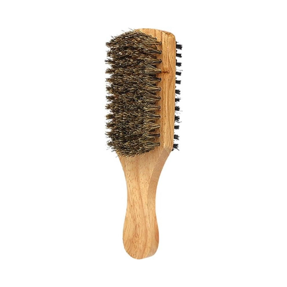 Men's DoubleSide Beard Brush Model J3G9, Multipurpose Grooming Tool for Home Use, Beard Care, Haircut, and Hairdressing