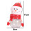 Doceira decorativa com Papai Noel de pelúcia que alegra qualquer mesa. 2
