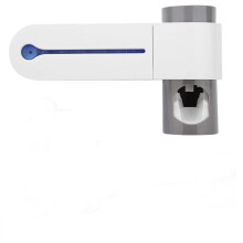 Ubesværet elegance, let at installere magnetisk tandbørsteholder med USB-strømforsyning, automatisk tandpastadispenser og brudsikkert design til