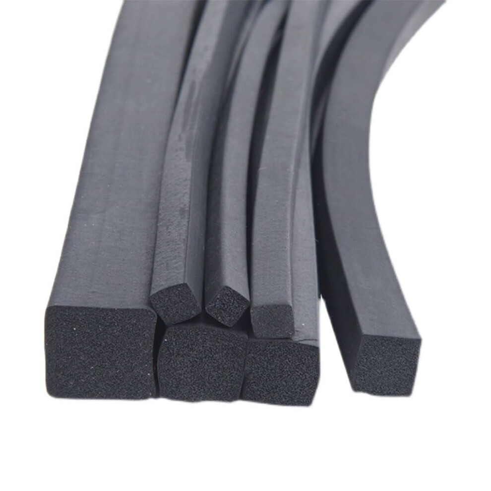 Foam Seal Tape Weather Strip Epdm Sponge 1M Crosssection 5X5mm15x15mm Solid Rectangular Sealing (9X9mm) 9067246297435