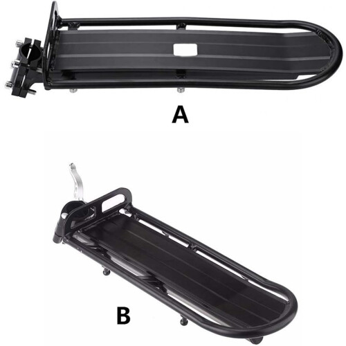 Bike Rear Rack with  Load Capacity and Ample Storage Space for Touring, Regular Size 2