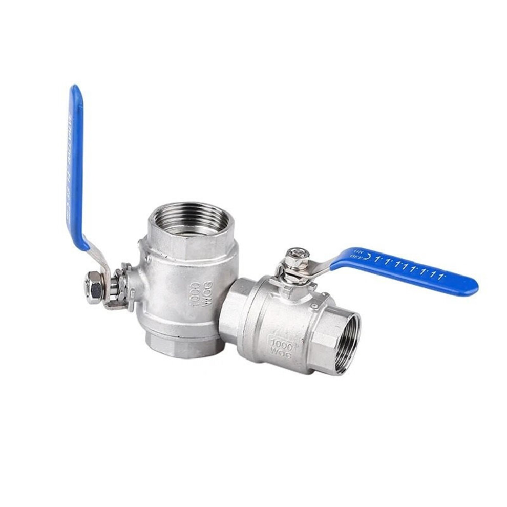 304 316 Stainless Steel Bspt Ball Valve, 1/4Inch To 2Inch, Female Thread, Vinyl Handle, Dn25, 316Ss Material 9067246297688