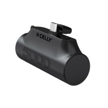 PBC5000 Kompakte PowerBank mit USB-C-Anschluss 5000 mAh Schwarz