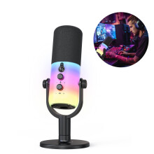 Fondateur de contenu Micro dynamique Double XLR Ports USB