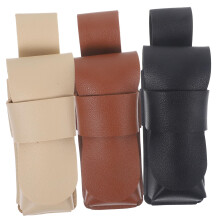 Leather Pouch 3Pack, Sturdy Harmonica Holder, Storage Case, Blues Portable Sleeve For Musical Instruments