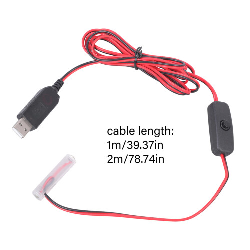 Câble d'élimination de batterie factice USB 5V à 3V-2 mètres 2