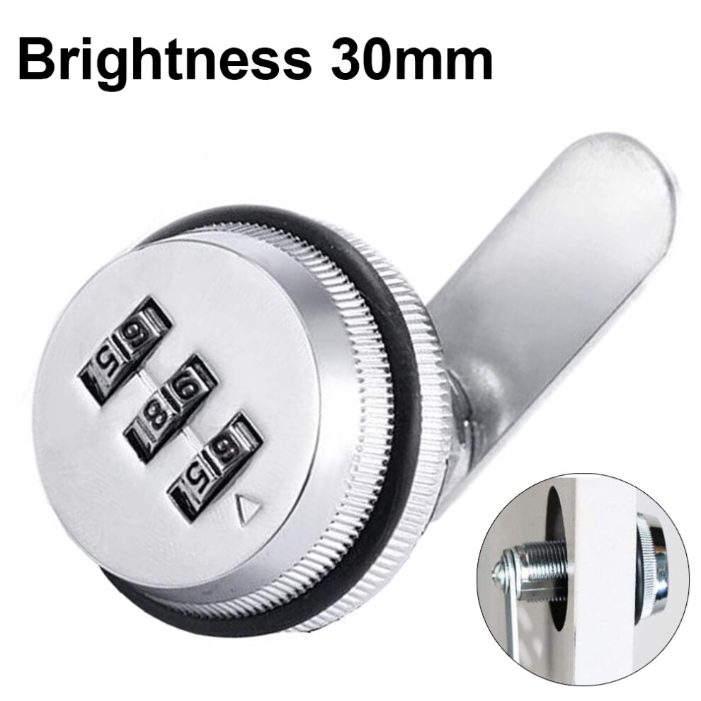 Combination Cam Lock For Office And Home Use, Keyless Security Padlock With Resettable Password, Durable Zinc Alloy 9198585895614