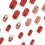 24x Valentinstag-Press-on-Nail, glitzernde 6