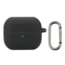 Housse en Silicone pour écouteurs, coque antichoc, manchon-Noir