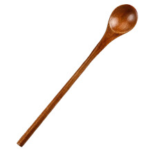 Cuchara vintage con toque artesanal, cucharas para servir comida, cucharas para buffet con patrón de panal, utensilio de madera maciza hecho a mano
