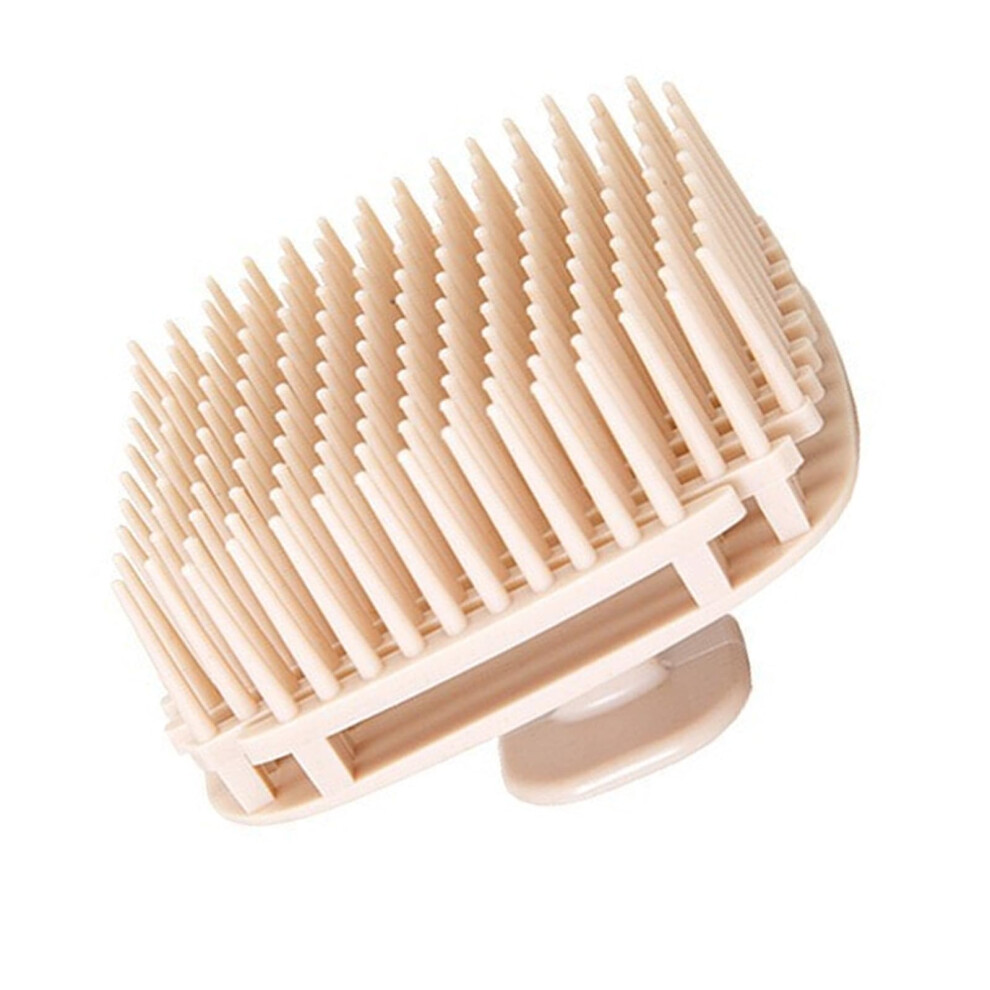 White Scalp Massager Shampoo Brush For Women And Men, Scalp Exfoliator, Hair Growth Support, Cleaning Brush