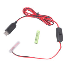 USB 5V To 3V LR03 Battery Elimination USB Power Supply-1 meter