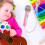 Blauwe Kinder Microfoon Toy Met Versterker Voor En 5