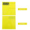 Yellow Industrial Lockout System Plastic Wall Mount Storage Box 9