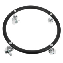 Propane Tank Stand Brakes Gas Cylinder Bracket For Mobile Cylinder Holder Metal Construction