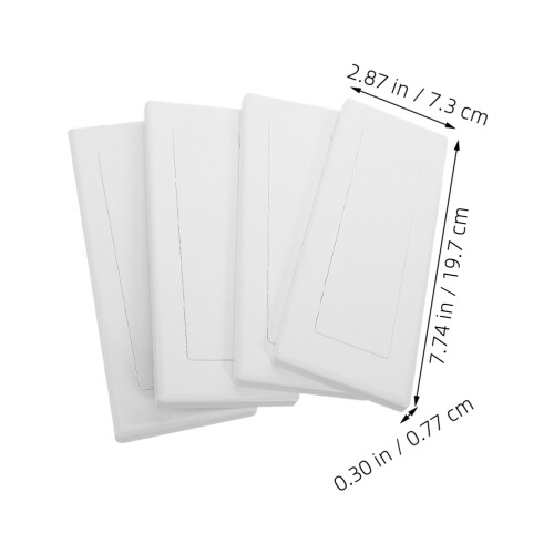 6Pz Copriprese Bianco Alta Compatibilità E Ufficio 1