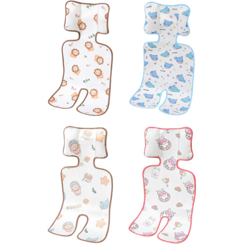Infant Pushchair Cushion Pram Liners Universal Fit Cooling Pad Machine Washable Strollers 2