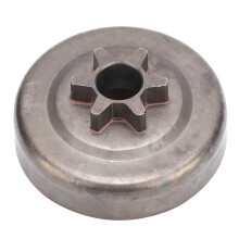Tambour d'embrayage pour tronçonneuse à pas de 3/8 pouce, conçu avec précision pour vos modèles Poulan, acier de haute qualité garantissant
