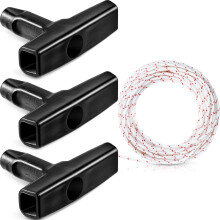 Pièce de rechange universelle, corde de lanceur à rappel pour tondeuse à gazon, tronçonneuse et débroussailleuse, cordon de traction ergonomique