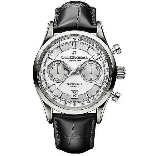 (ασημί-μπλε) Νέο ρολόι Carl F. Bucherer του 2025, σειρά Malilong, πολυλειτουργικό χρονογράφου 2