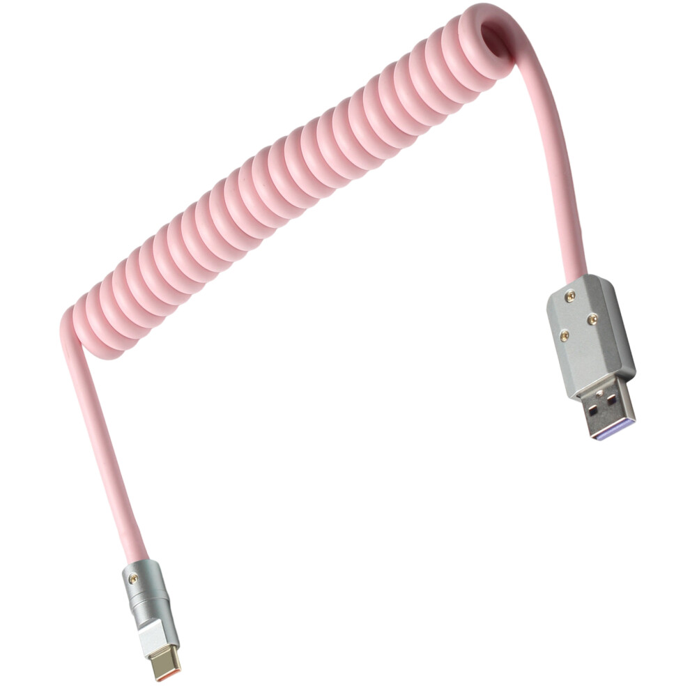 Flexible Usb C Charging Wire Rapid Power Delivery- B Pink 7709000195206