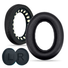 Zachte Oorbeschermers voor Stil Comfort QC35 QC35II QC35ii-Zwart