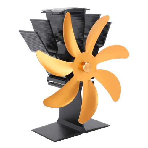 Μη ηλεκτρική ξυλόσομπα Fan7 Blades Θερμοηλεκτρική θέρμανση Αθόρυβη λειτουργία 1
