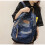 Reiserucksack Denims Patched Rucksack Schultasche-Schwarz 7