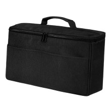 Travel Storage Bag For Hair Tools With Hanging Hook, For Curling Irons And Barrels, PreStyling Dryers, Travel Accessories