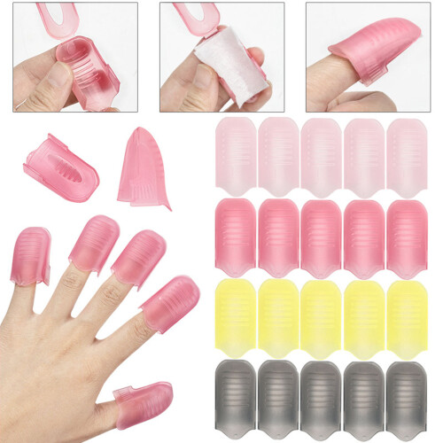 5 Pcs Nail Clips Practical Nails Polish Removers-Sakura powder 2