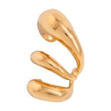 Comfortable Double Layer Hollow Ear Clips Gold-Gold-color 3697