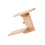 Natural Wood Wall Mounted Sisal Pad Double Layer Cats Perches 1