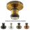 Wandlamp Lamphouder Socket E27 Schroefkop-Parel Zwart 3