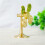 Brass Windmill Model Statue Wealth Dining Table Centerpieces 5