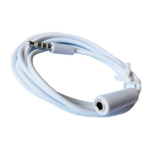 3.5mm Male to 3.5mm Female Stereo Sound Cable Flexible Portable
