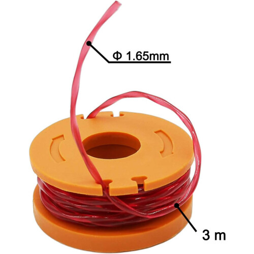Reservespoler for trådtrimmer, kvalitetssikring, spiraldesign, 4-pakning 1