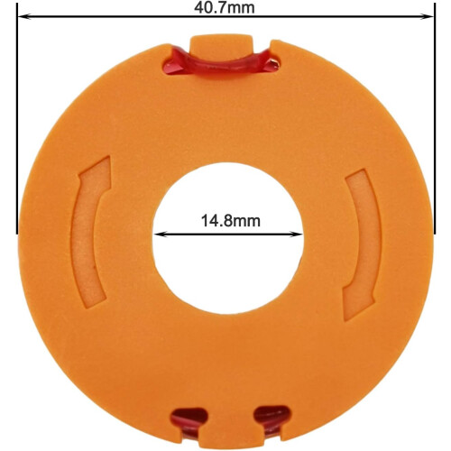 Reservespoler for trådtrimmer, kvalitetssikring, spiraldesign, 4-pakning 2