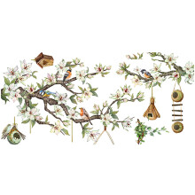 Window Cling, Removable Wall Stickers Flower Decal Decorations