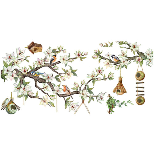 Window Cling, Removable Wall Stickers Flower Decal Decorations
