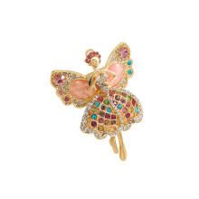 Rhinestones Brooch Ballet Dancer Designs Unique-RW0073 3