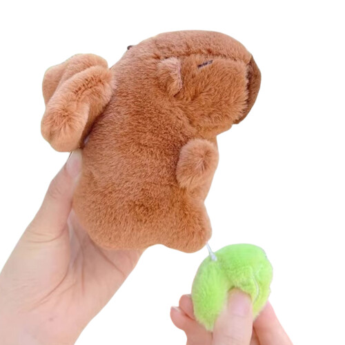 Herrlicher Capybara-Schlüsselanhänger mit-style3