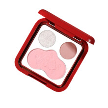 Glinsterende Bronzer Matte Highlighting Poeder Compacte-4