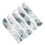 Ensemble de 5 étuis de protection pour éventails pliants,-Gris 1