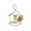 Iron Candle Holder Decorative Candlestick Holder-gold Type I 1