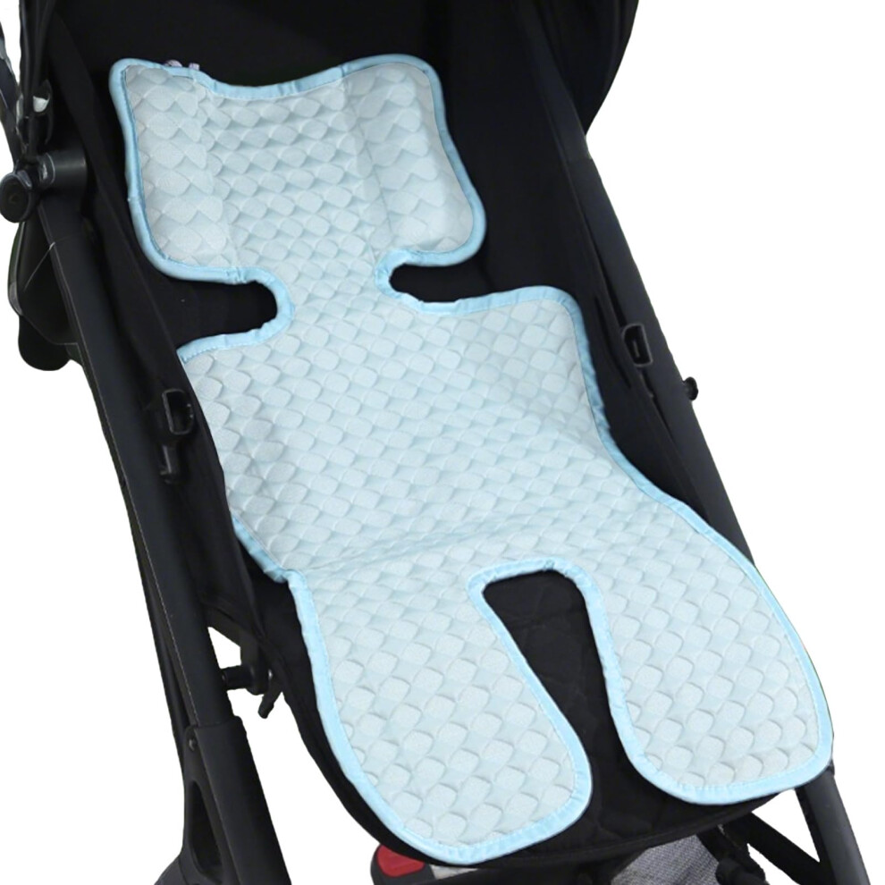 Cooling Stroller Pad Portable Baby Cooling Pad Breathable Cooler Mat For Strollers And Toddler Chairs Blue