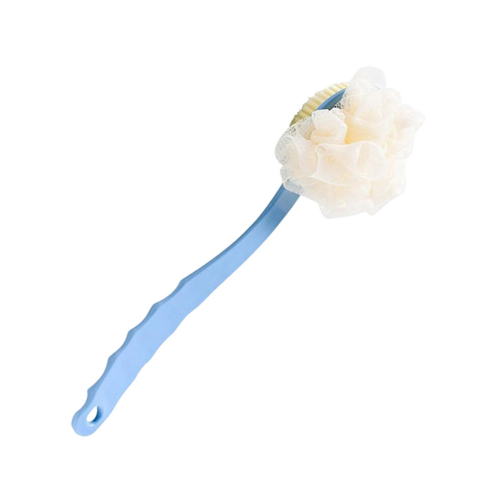 Soft Nylon Body Cleaning Brus Plastic-Blue With bath ball