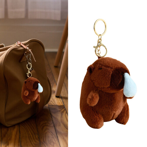 Herrlicher Capybara-Schlüsselanhänger mit-style3 2