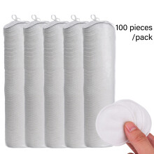Versatile Round Cotton Pads for Makeup-5 packs of 500 table
